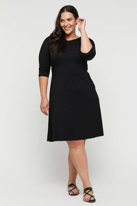 Organic Bamboo 3/4 Sleeve Beth Maternity Dress Dress from Bamboo Body maternity store australia