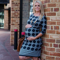 Medallion Print Maternity Dress (Final Sale)