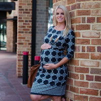 Medallion Print Maternity Dress (Final Sale)