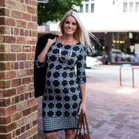 Medallion Print Maternity Dress (Final Sale)