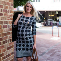 Medallion Print Maternity Dress (Final Sale)
