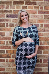 Medallion Print Maternity Dress (Final Sale)