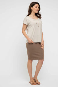 Organic Bamboo Eadie Maternity Top Top from Bamboo Body maternity store australia