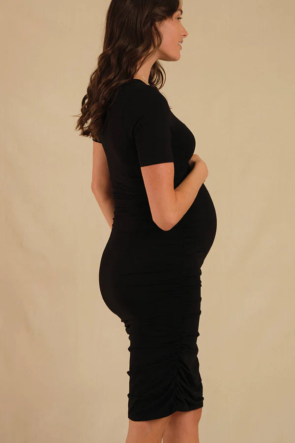 Organic Bamboo Jasper Maternity Dress
