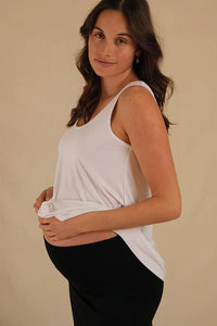 Organic Bamboo Lana Long Maternity Skirt Maternity Skirt from Bamboo Body maternity store australia