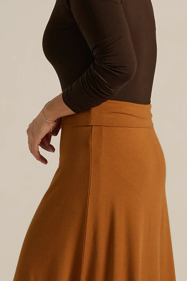 Organic Bamboo Lana Long Maternity Skirt Maternity Skirt from Bamboo Body maternity store australia