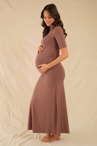 Organic Bamboo Lana Long Maternity Skirt Maternity Skirt from Bamboo Body maternity store australia