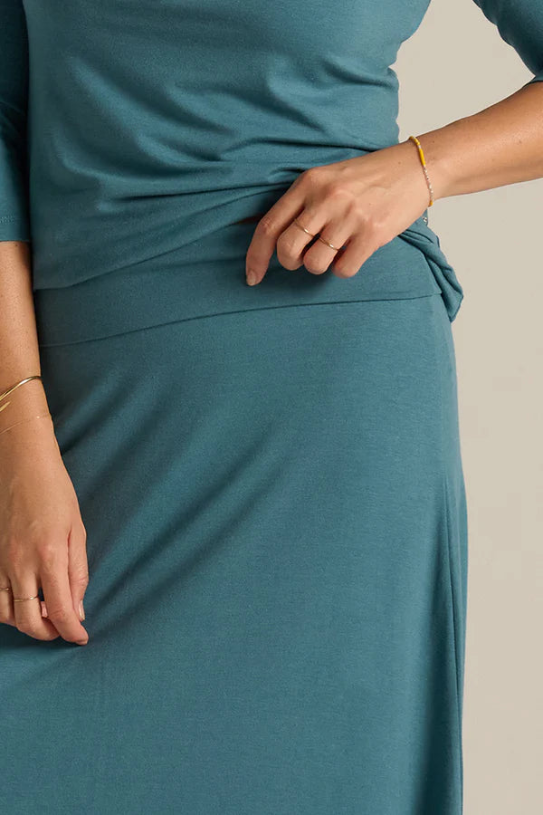 Organic Bamboo Lana Long Maternity Skirt Maternity Skirt from Bamboo Body maternity store australia