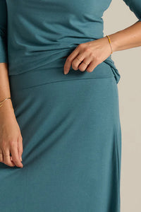 Organic Bamboo Lana Long Maternity Skirt Maternity Skirt from Bamboo Body maternity store australia
