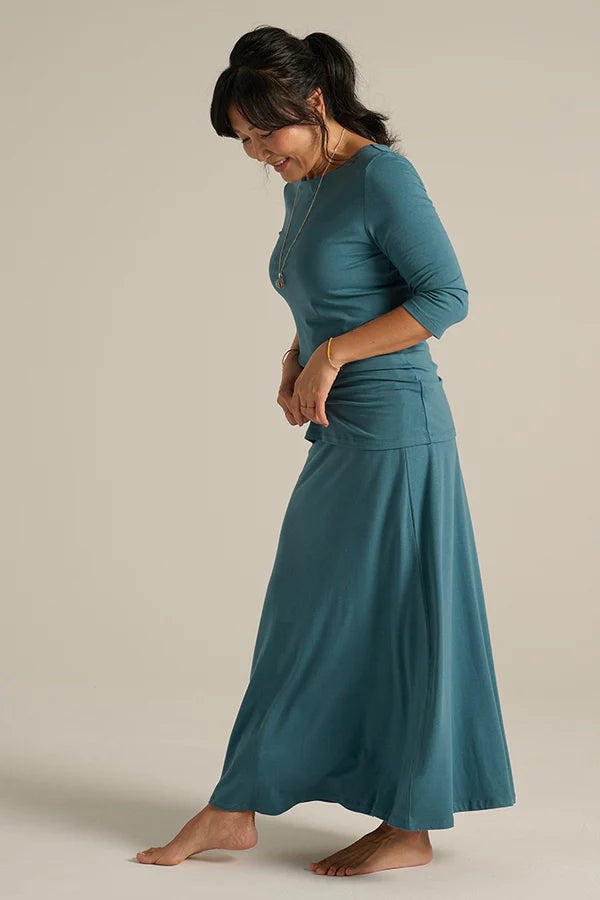Organic Bamboo Lana Long Maternity Skirt Maternity Skirt from Bamboo Body maternity store australia