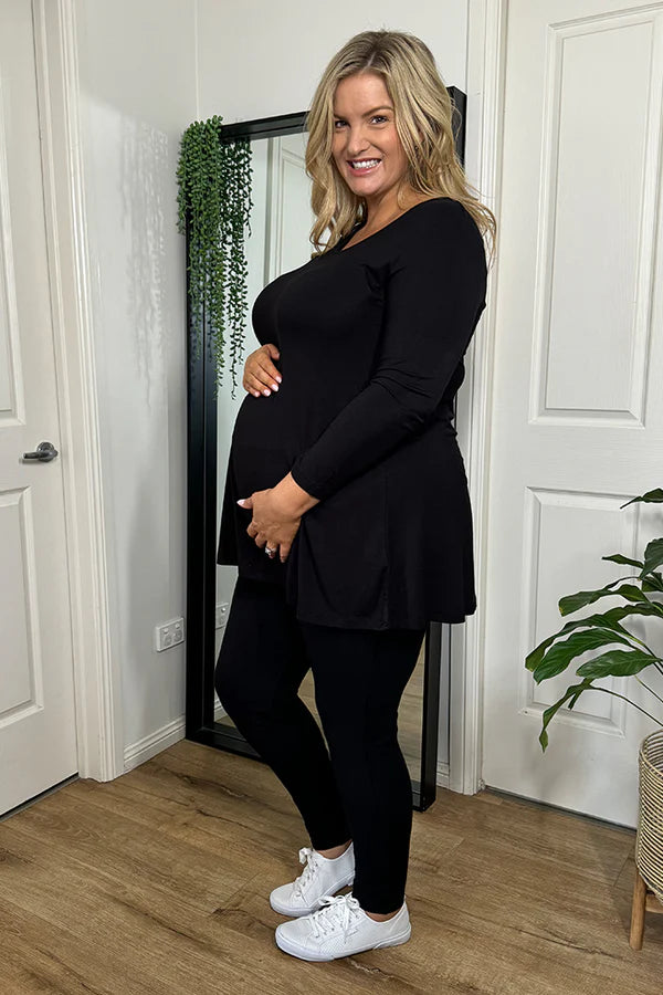 Soft Organic Bamboo Maternity Leggings Leggings from Bamboo Body maternity store australia