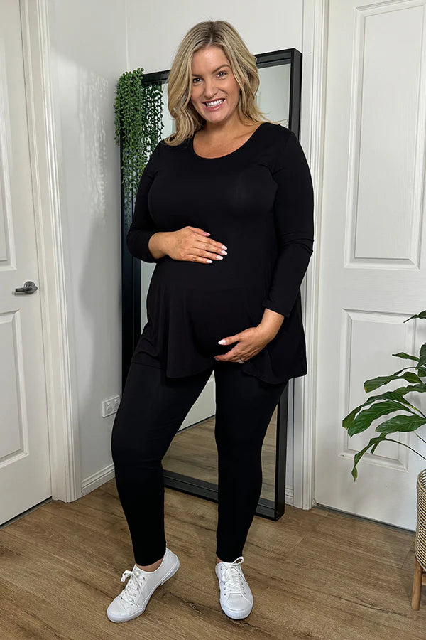 Soft Organic Bamboo Maternity Leggings Leggings from Bamboo Body maternity store australia