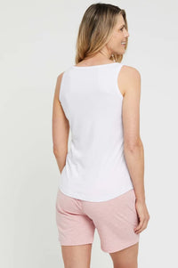 Organic Bamboo Henley Nursing Singlet