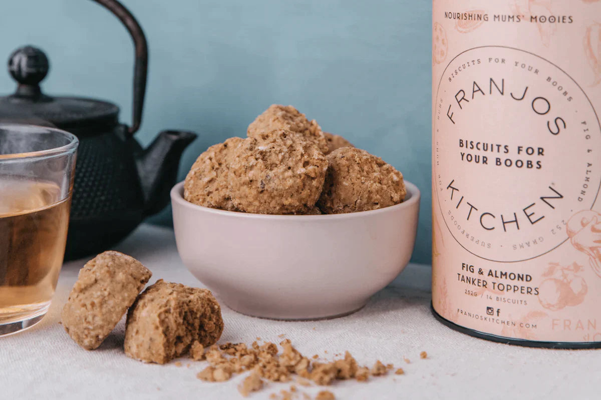 Tanker Topper Biscuits - Fig & Almond Lactation Cookies from Franjo's Kitchen maternity online store brisbane sydney perth australia