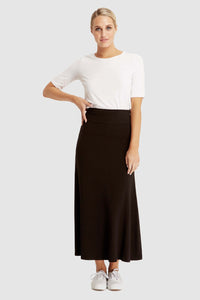 Organic Bamboo Lana Long Maternity Skirt Maternity Skirt from Bamboo Body maternity store australia