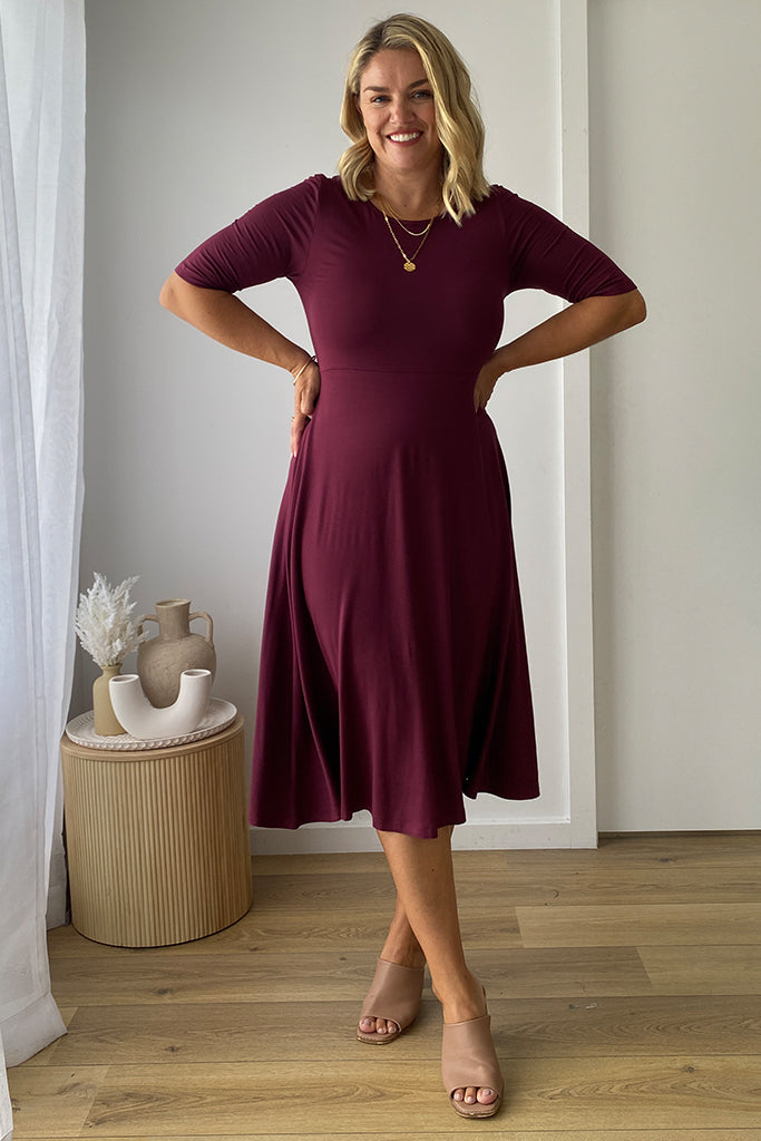 Organic Bamboo Harmony Maternity Dress Dress from Bamboo Body maternity store australia