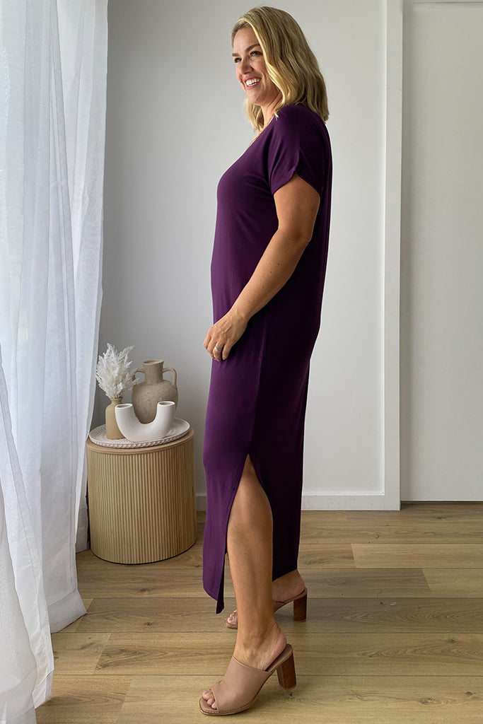 Organic Bamboo Elsie Maternity Dress Dress from Bamboo Body maternity store australia