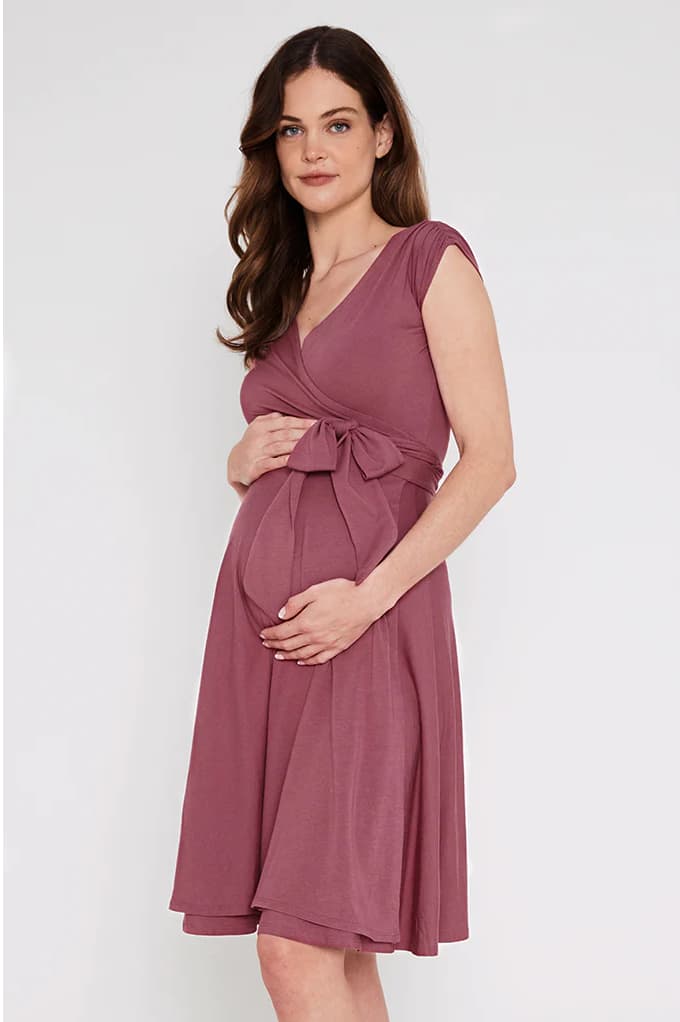 Organic Bamboo Maternity Wrap Dress Dress from Bamboo Body maternity store australia