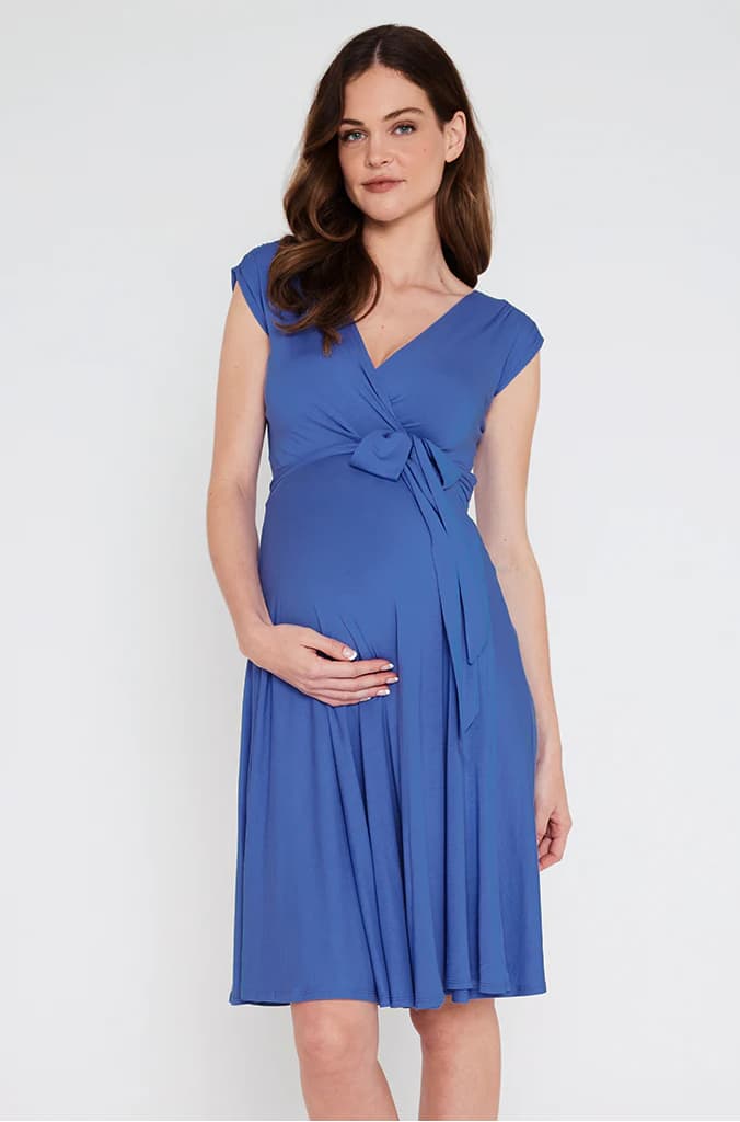 Organic Bamboo Maternity Wrap Dress Dress from Bamboo Body maternity store brisbane