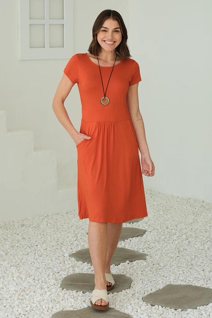 Organic Bamboo Beth Maternity Dress Dress from Bamboo Body maternity store australia