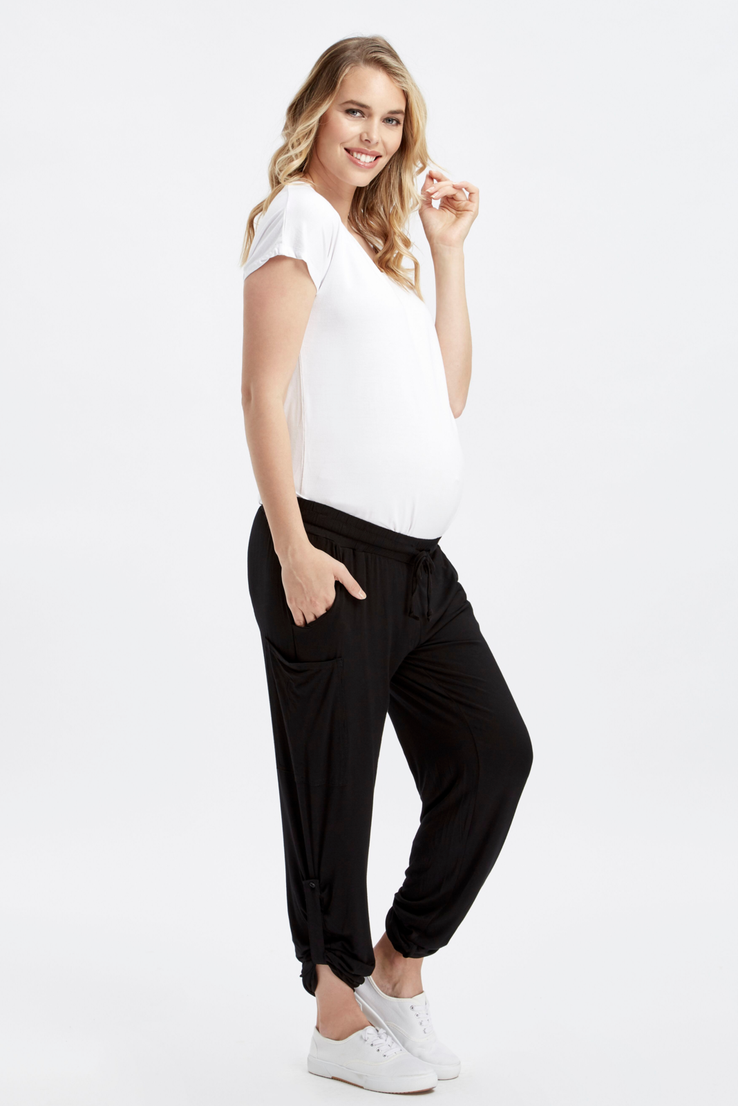 Organic Bamboo Maternity Pocket Pants Pants from Bamboo Body maternity online store brisbane sydney perth australia