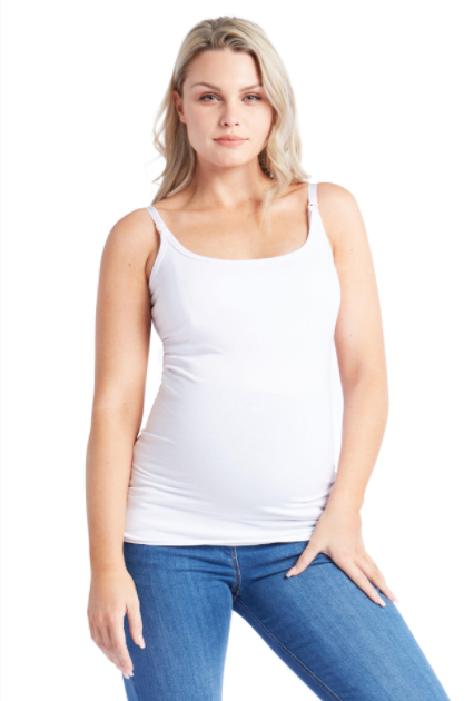 Maternity & Nursing Cami Tank Top from Cherry Melon maternity online store brisbane sydney perth australia