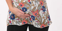Chiffon Print Maternity Top (Final Sale) Top from Meamama maternity store australia