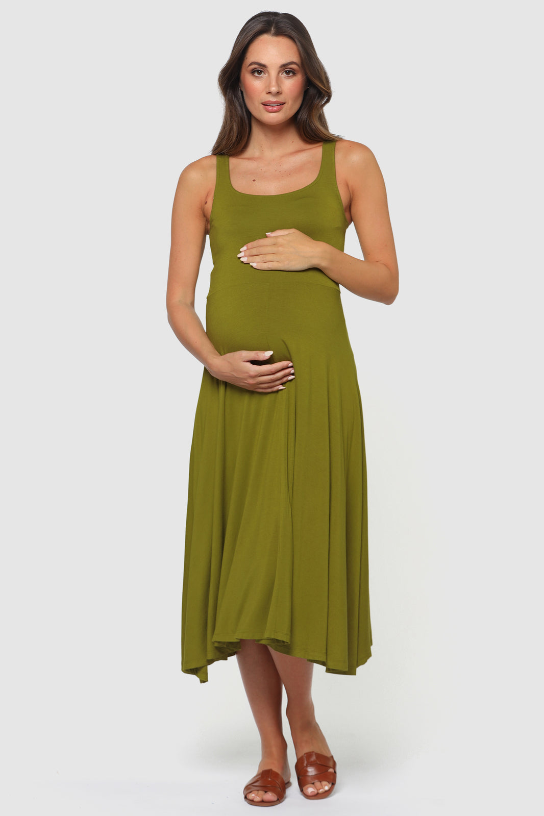 Organic Bamboo Melanie Maternity Dress Dress from Bamboo Body maternity store australia
