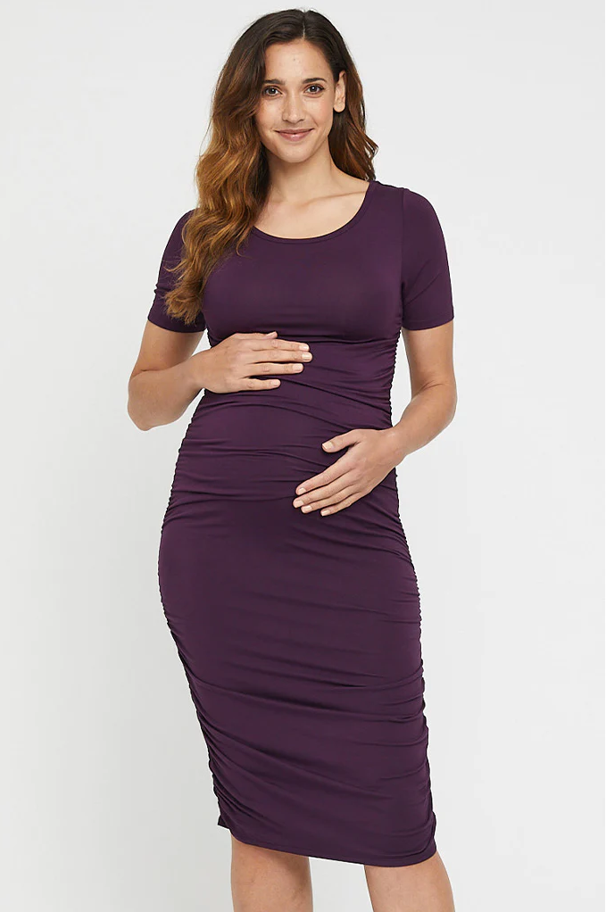 Organic Bamboo Jasper Maternity Dress Dress from Bamboo Body maternity online store brisbane sydney perth australia