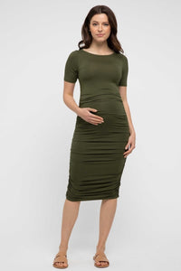 Organic Bamboo Jasper Maternity Dress