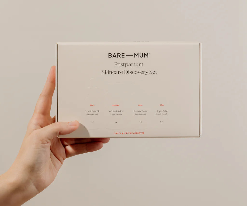 Postpartum Skincare Discovery Set | Bare-Mum Skincare from Bare-Mum maternity store australia