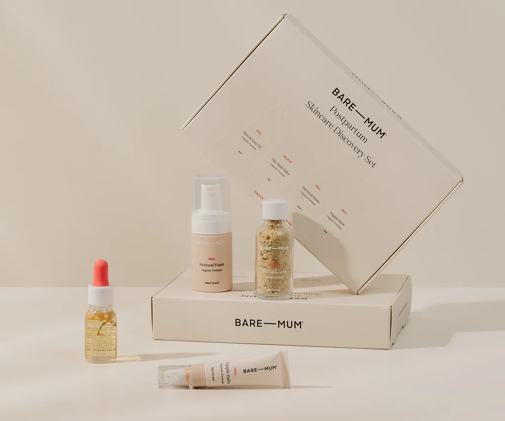 Postpartum Skincare Discovery Set | Bare-Mum Skincare from Bare-Mum maternity store australia