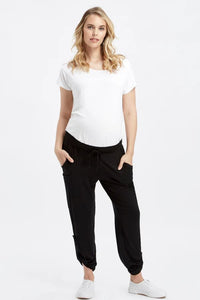 Organic Bamboo Maternity Pocket Pants