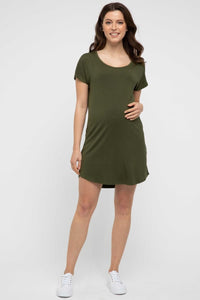 Organic Bamboo Niah T-Shirt Maternity Dress