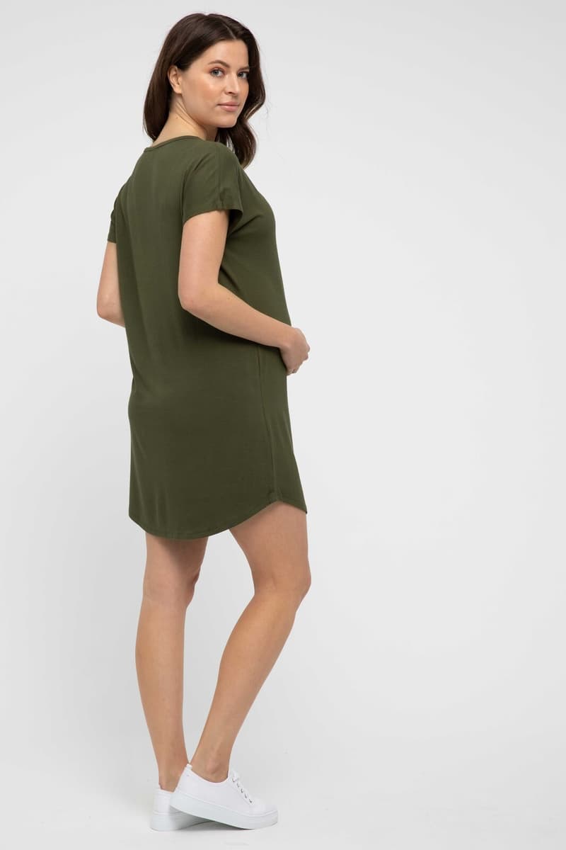 Organic Bamboo Niah T-Shirt Maternity Dress