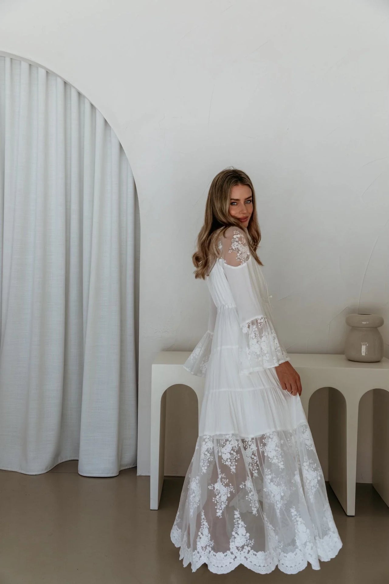 Full Moon Lace Gown