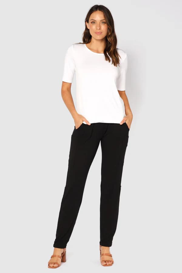 Organic Bamboo Maternity Pocket Pants