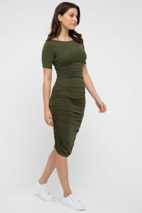 Organic Bamboo Jasper Maternity Dress