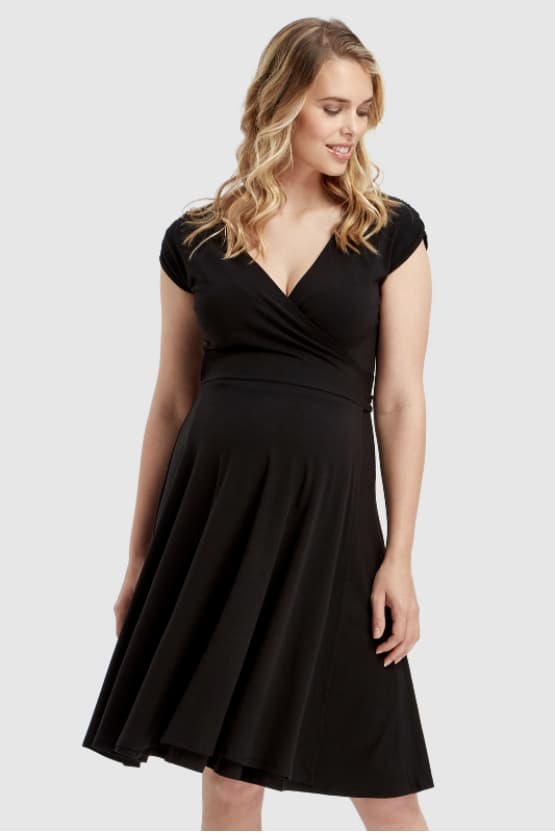 Organic Bamboo Maternity Wrap Dress Dress from Bamboo Body maternity store australia