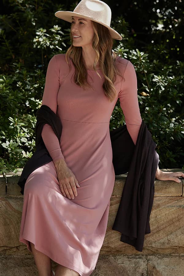 Organic Bamboo Olivia Maternity Dress