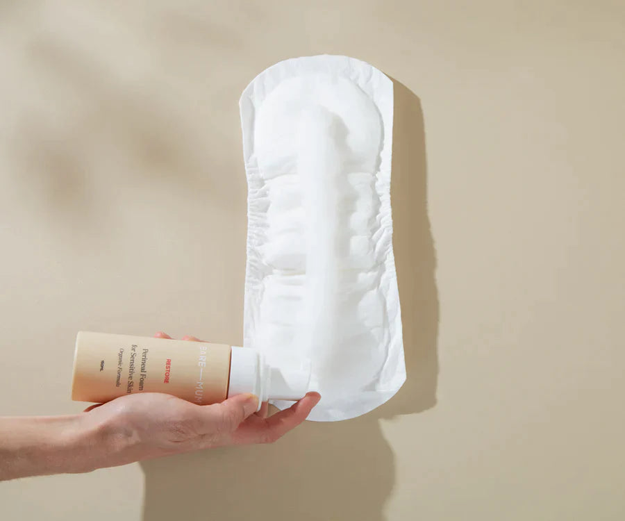 Herbal Infused Postpartum Pads Maternity Pad from Bare-Mum maternity online store brisbane sydney perth australia