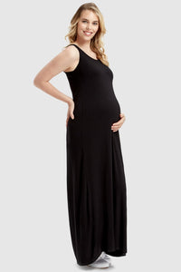 Organic Bamboo Maxi Maternity Dress