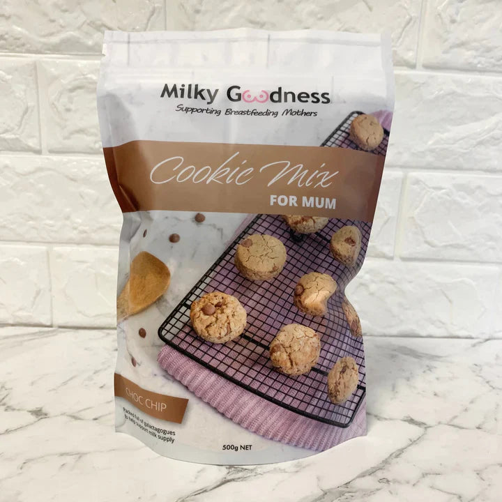 Chocolate Chip Lactation Cookie Packet Mix Lactation Cookies from Milky Goodness maternity online store brisbane sydney perth australia