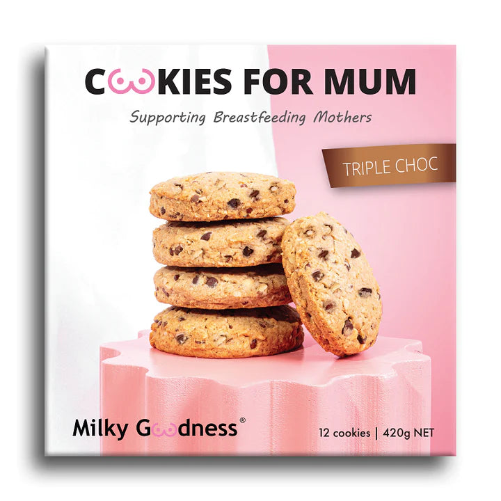 Triple Choc Lactation Cookies Lactation Cookies from Milky Goodness maternity online store brisbane sydney perth australia
