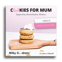 Thumbnail for Vanilla Lactation Cookies (Dairy & Soy Free) Lactation Cookies from Milky Goodness maternity online store brisbane sydney perth australia