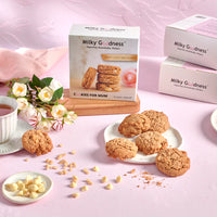 Thumbnail for White Chocolate Chip & Macadamia Lactation Cookies Lactation Cookies from Milky Goodness maternity online store brisbane sydney perth australia