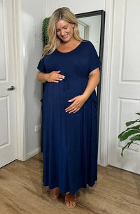 Organic Bamboo Mila Maxi Maternity Dress