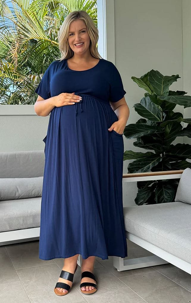 Organic Bamboo Mila Maxi Maternity Dress