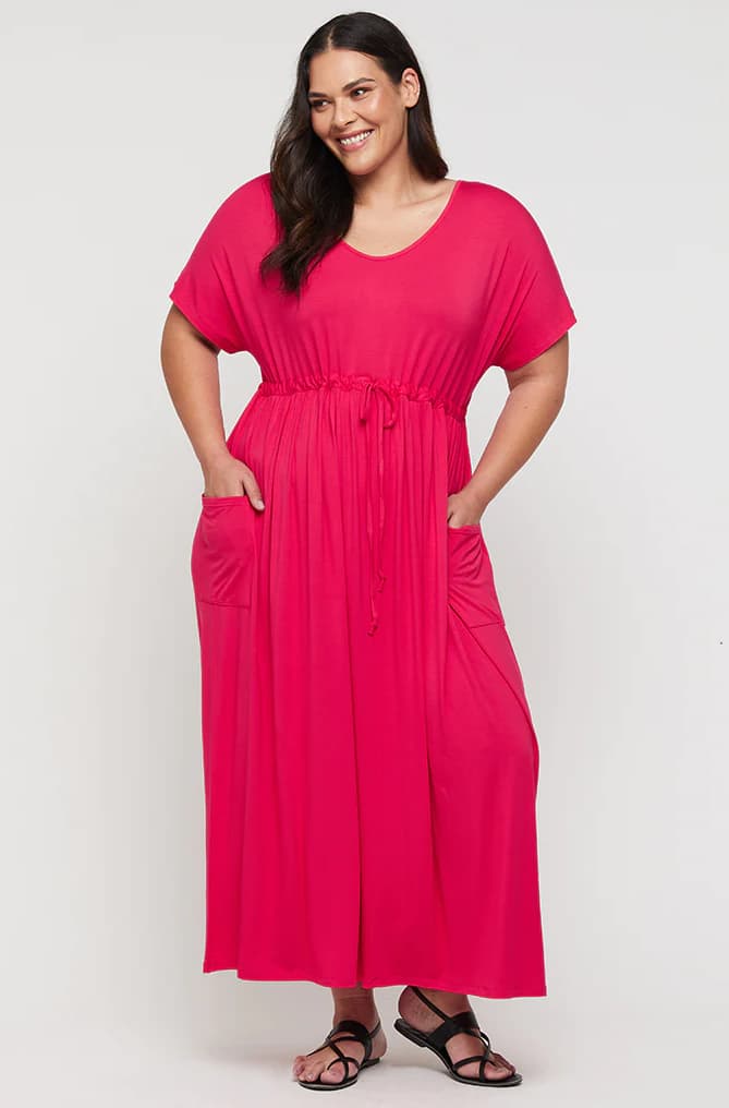 Organic Bamboo Mila Maxi Maternity Dress