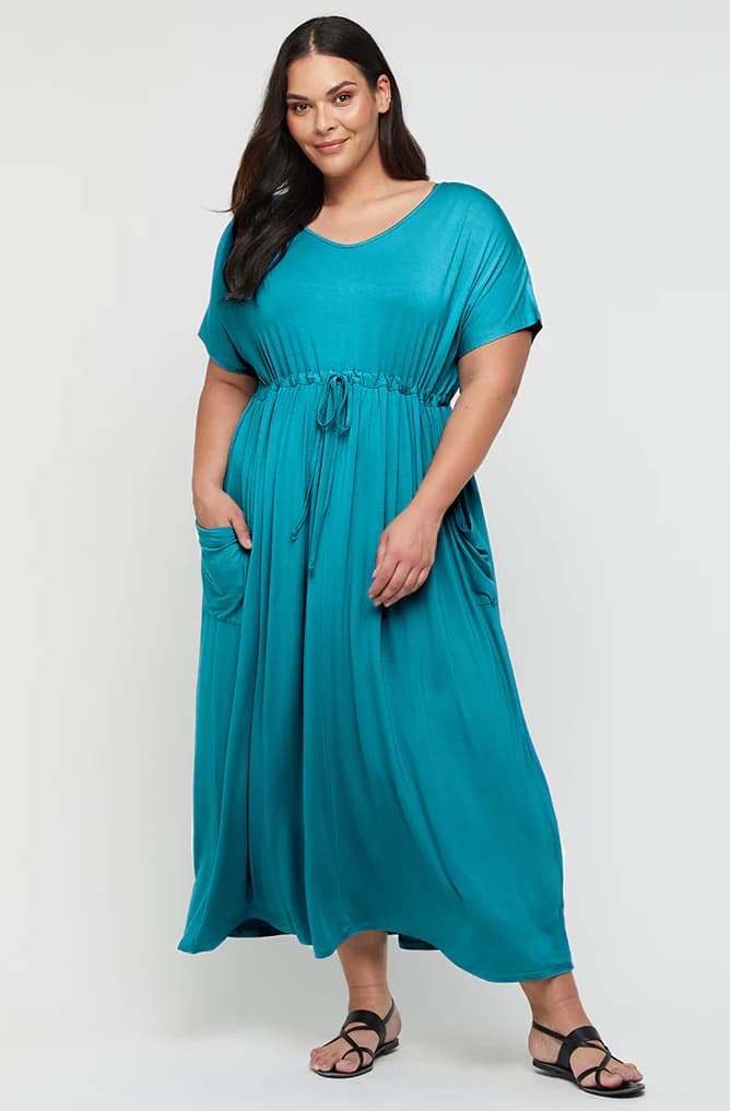 Organic Bamboo Mila Maxi Maternity Dress